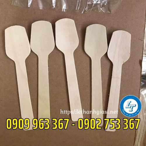 Muỗng gỗ dùng 1 lần giá rẻ tại TPHCM muỗng gỗ dùng 1 lần