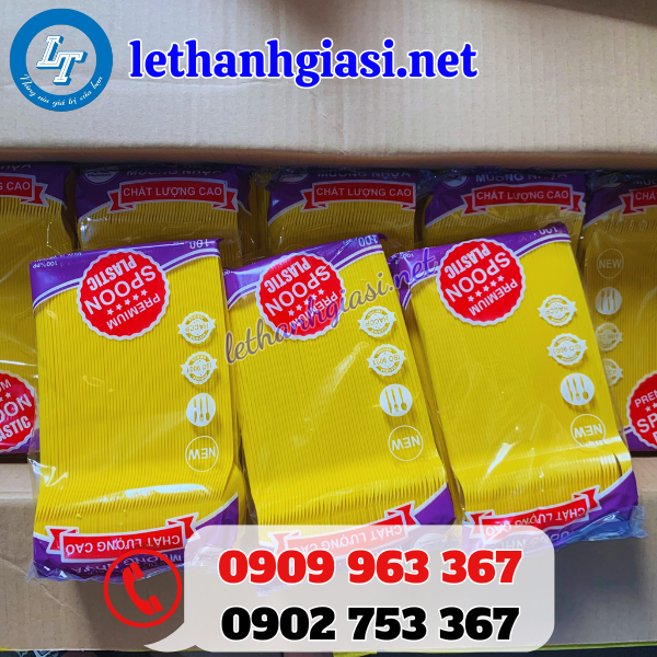 sỉ nguyên thùng muỗng nhựa 20cm tiện lợi đa năng giá rẻ hcm