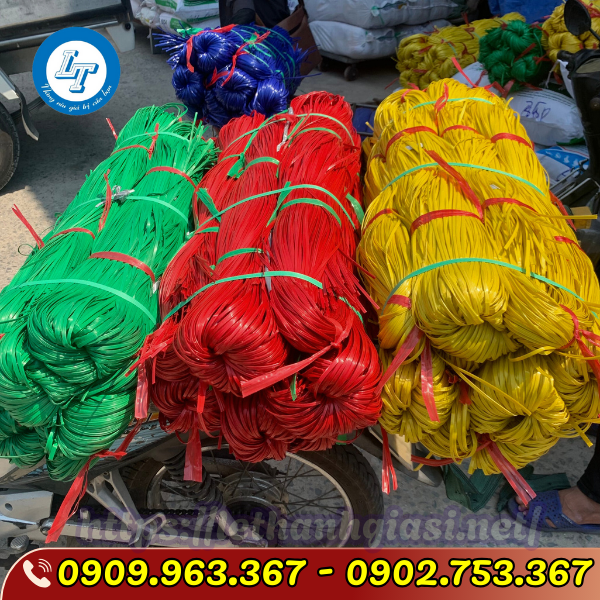 DÂY NILON SỢI NHỎ BÓ 1KG ĐỦ MÀU dây nilon sợi nhỏ