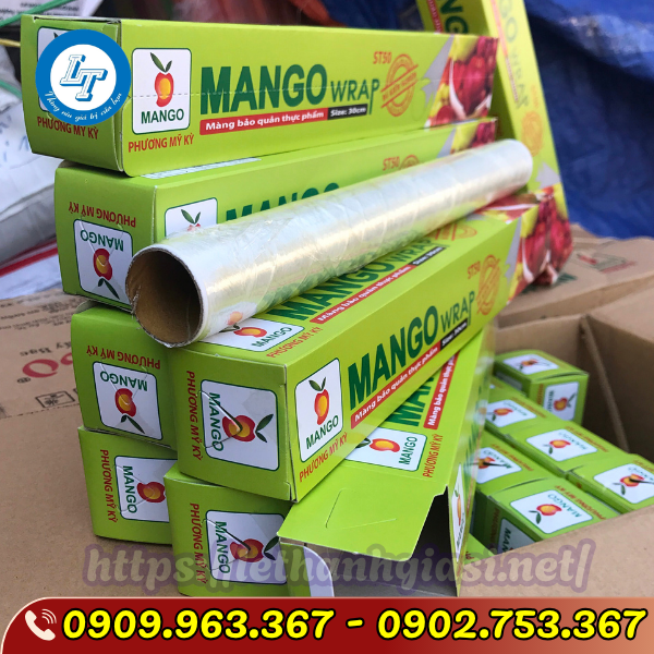 SỈ RẺ MÀNG BỌC THỰC PHẨM CUỘN NHỎ DÙNG TRONG GIA ĐÌNH MÀNG BỌC THỰC PHẨM CUỘN NHỎ MANGO