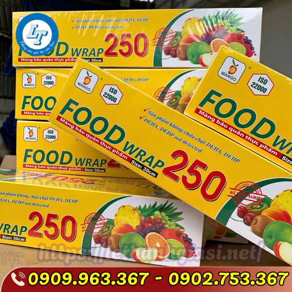 SỈ RẺ MÀNG BỌC THỰC PHẨM CUỘN NHỎ DÙNG TRONG GIA ĐÌNH MÀNG BỌC THỰC PHẨM CUỘN NHỎ 250