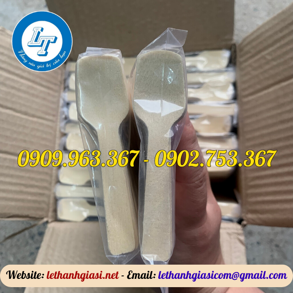 MUA THÌA GỖ DÙNG 1 LẦN GIÁ RẺ TẬN XƯỞNG SẢN XUẤT thìa gỗ nhỏ