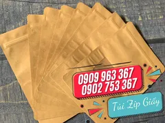 Bán sỉ giá rẻ túi zip giấy đựng thực phẩm