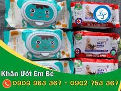 KHĂN ƯỚT EM BÉ GIÁ RẺ AN TOÀN CHO DA