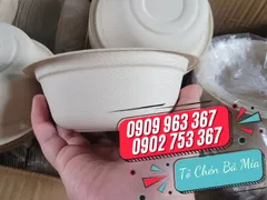 Tô chén bã mía dùng 1 lần giá rẻ mua ở đâu TPHCM