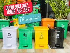 Có bán thùng rác màu xanh, vàng, đen, trắng giá rẻ