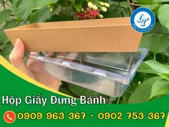 Hộp giấy đựng bánh ngọt có nắp ở đâu bán giá rẻ?