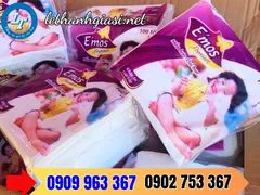 BÁN GIÁ SỈ RẺ KHĂN GIẤY VUÔNG EMOS CHÍNH HÃNG