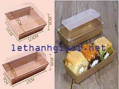 MUA KHAY GiẤY - NẮP NHỰA PET ĐỰNG BÁNH, THỨC ĂN GIÁ RẺ