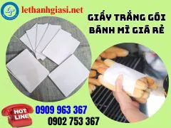 GIẤY TRẮNG GÓI BÁNH MÌ GIÁ SỈ RẺ CHO CỬA HÀNG