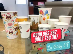Địa chỉ bán ly giấy cafe in sẵn giá rẻ tại Thủ Đức, HCM
