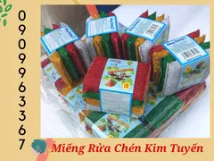 GIÁ RẺ MIẾNG RỬA CHÉN KIM TUYẾN CHO GIA ĐÌNH