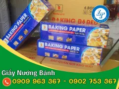 GIẤY NƯỚNG BÁNH KHÔNG THẤM DẦU CUỘN LỚN GIÁ SỈ