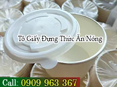 TÔ GIẤY ĐỰNG THỨC ĂN NÓNG GIÁ SỈ TẠI TPHCM