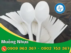 BÁN MUỖNG NHỰA DÙNG 1 LẦN GIÁ SỈ RẺ TOÀN QUỐC