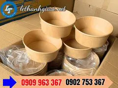 SỈ RẺ TẬN GỐC TÔ GIẤY KRAFT ĐỰNG 1 LẦN AN TOÀN CHẤT LƯỢNG