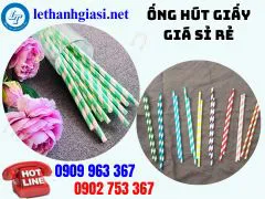 MUA GIÁ SỈ ỐNG HÚT GIẤY HỌA TIẾT TẠI XƯỞNG