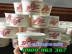 GIÁ RẺ TÔ GIẤY ĐỰNG CHÁO ĐẸP NHIỀU MẪU MÃ