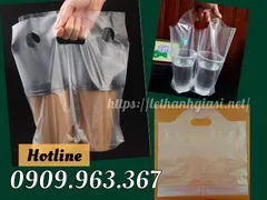 BÁN GIÁ RẺ TÚI ĐỰNG TRÀ SỮA 2 LY LOẠI TỐT