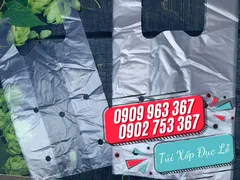 Túi xốp hai quai đục lỗ giá sỉ