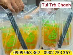 SỈ TÚI ZIPPER ĐỰNG TRÀ SỮA, TRÀ CHANH GIÁ RẺ