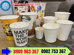 BÁO GIÁ SỈ RẺ LY GIẤY, CỐC GIẤY DÙNG 1 LẦN