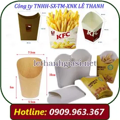 CỐC GIẤY ĐỰNG KHOAI TÂY CHIÊN