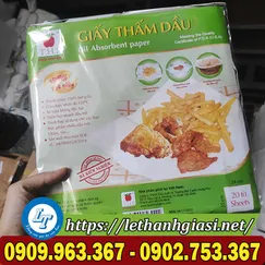 GIẤY THẤM DẦU DẠNG TỜ
