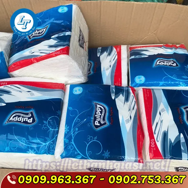 KHĂN GIẤY PULPPY VUÔNG 