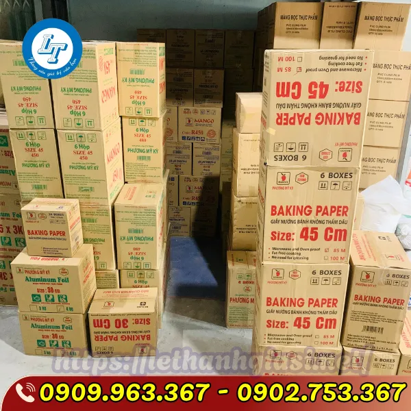 GIẤY NẾN NƯỚNG BÁNH CUỘN LỚN