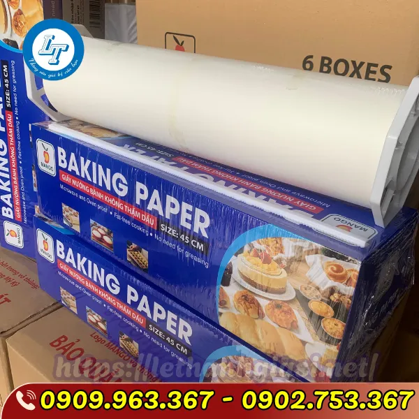 GIẤY NẾN NƯỚNG BÁNH CUỘN LỚN