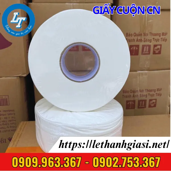 GIẤY VỆ SINH CÔNG NGHIỆP CUỘN LỚN