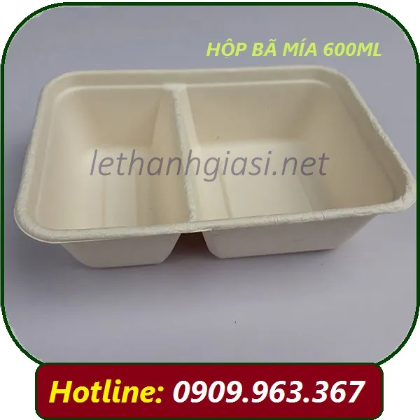 HỘP BÃ MÍA 2 NGĂN NẮP NHỰA