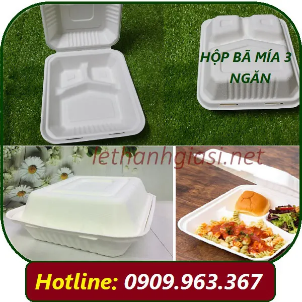 HỘP BÃ MÍA 3 NGĂN