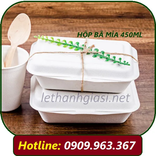 HỘP CƠM BÃ MÍA 2 NGĂN