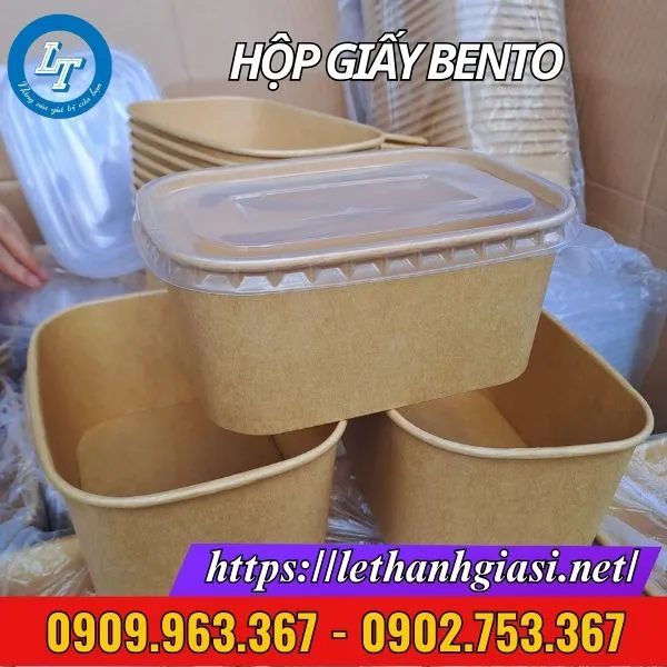 HỘP GIẤY KRAFT BENTO