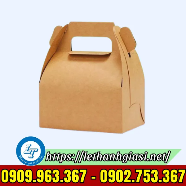 HỘP GIẤY ĐỰNG BÁNH CÓ QUAI