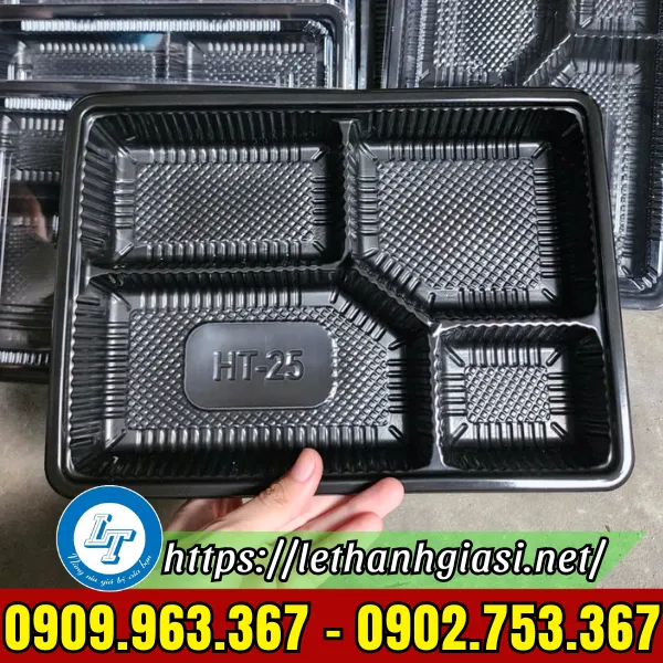 HỘP NHỰA ĐẾ ĐEN HT25