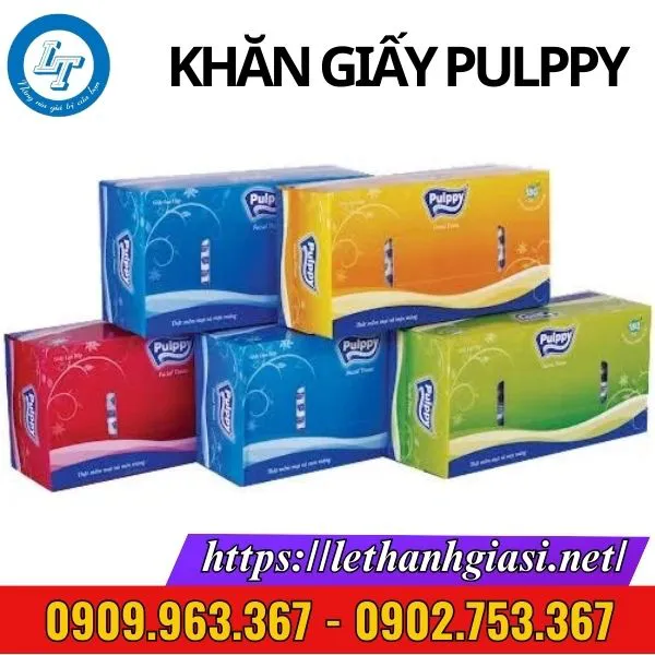KHĂN GIẤY HỘP PULPPY