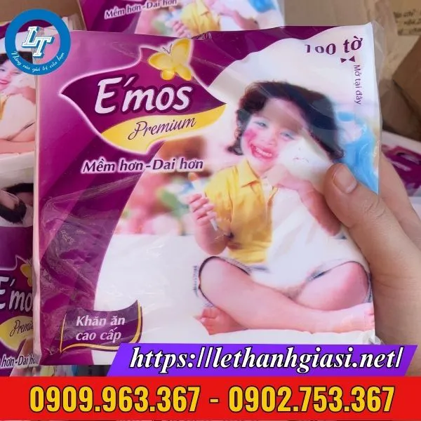 KHĂN GIẤY VUÔNG E'MOS