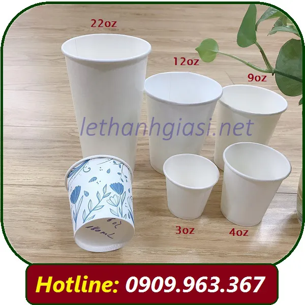 LY GIẤY TRẮNG DÙNG 1 LẦN