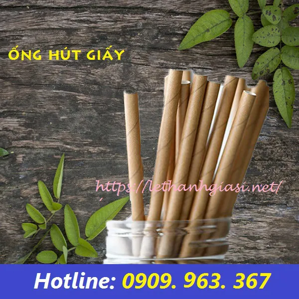 ỐNG HÚT GIẤY KRAFT NÂU 6 MM