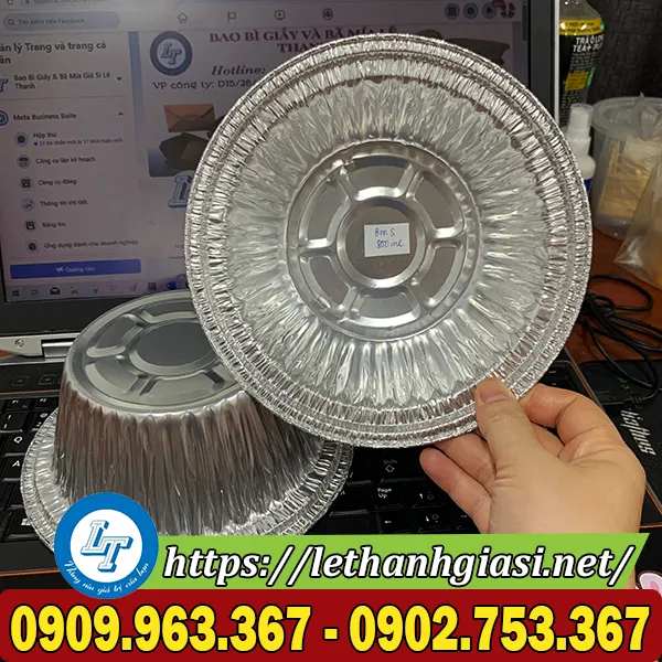 TÔ GIẤY BẠC 800ML