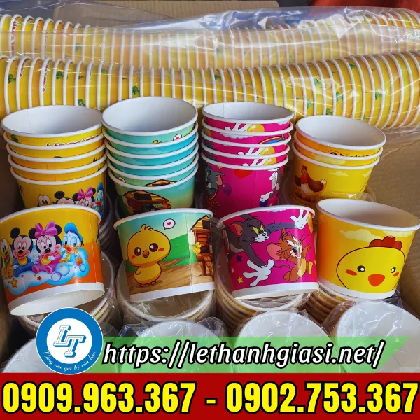 TÔ GIẤY ĐỰNG CHÁO IN SẴN