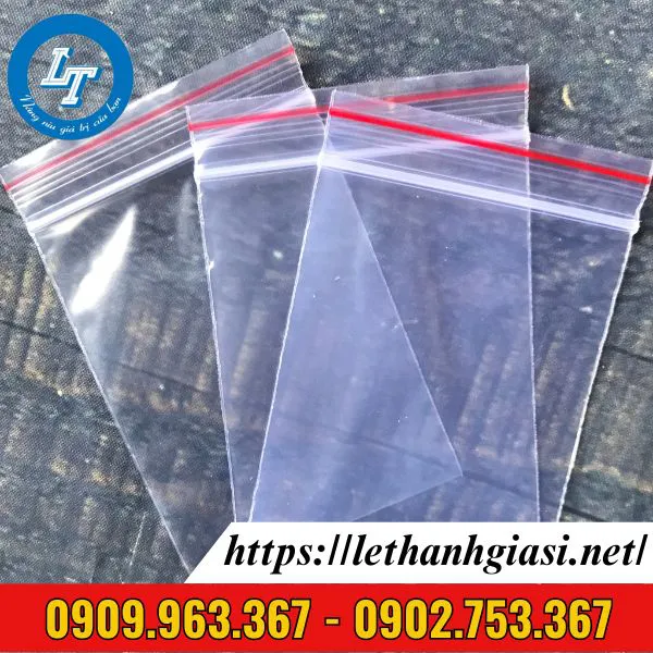 TÚI ZIPPER CHỈ ĐỎ