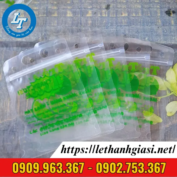 TÚI ZIP ĐỰNG TRÀ CHANH 600ML