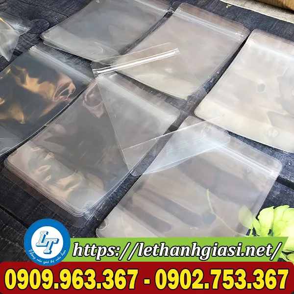 TÚI ZIPPER TRONG SUỐT