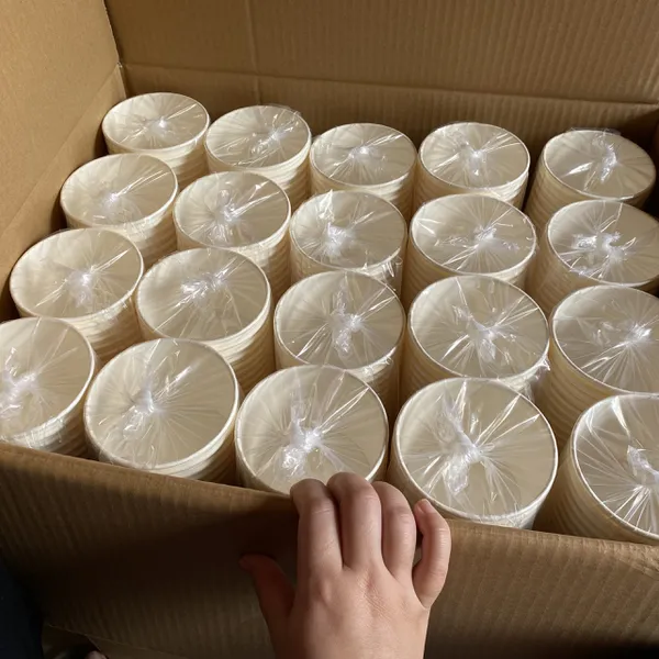 TÔ GIẤY TRẮNG 390 ML 