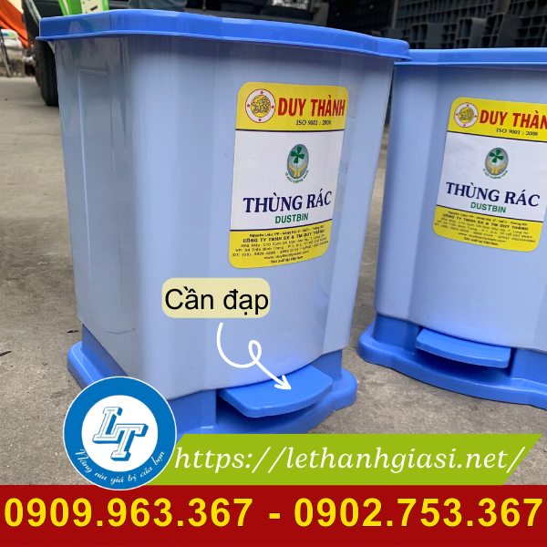 Mua sỉ thùng rác nhỏ đạp chân dùng trong gia đình thùng rác nhựa