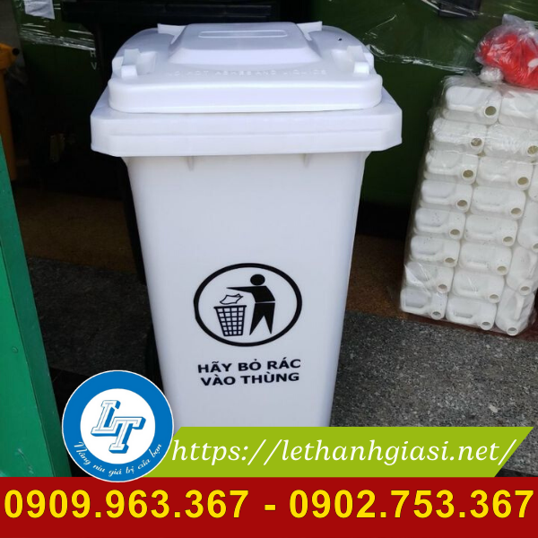Có bán thùng rác màu xanh, vàng, đen, trắng giá rẻ thùng đựng rác màu trắng